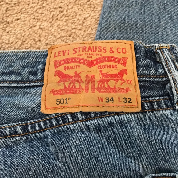 Vintage 1993 Levi’s Button Fly 501 Jeans - Picture 10 of 13